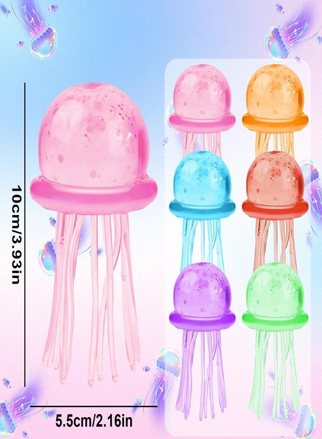 SHANGFEI Jellyfish Squeeze Toys,Jellyfish Squishy,Jelly Fish Squeeze Stress Ball,Ultra Squishy and Moldable Slow Rise,Sensory Toy with a Super Solid Squish for Adult (Purple) - Image 3