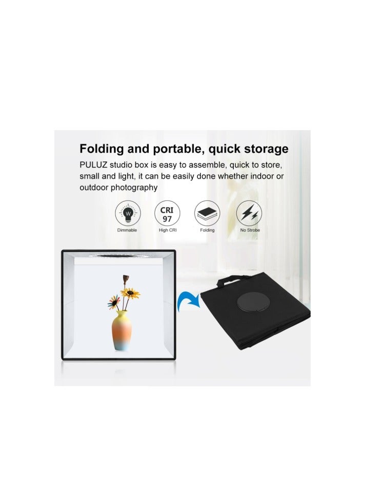 PULUZ PULUZ 30cm Lightbox Box Photo Studio Softbox White Light Photo Lighting Studio Shooting Tent Box Kits and Photography Background  - Image 1