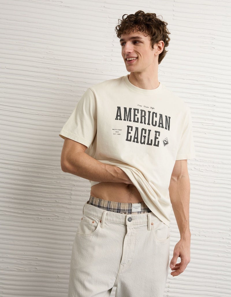 American Eagle AE Logo Graphic T-Shirt - Image 1