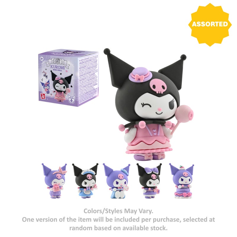YuMe Sanrio Hello Kitty and Friends Birthday Party Series Kuromi Mystery Mini-Doll (5 cm, Assorted) - Image 1
