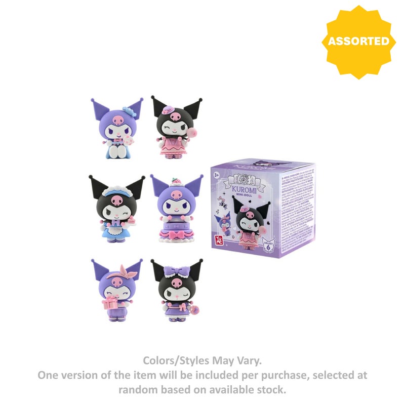 YuMe Sanrio Hello Kitty and Friends Birthday Party Series Kuromi Mystery Mini-Doll (5 cm, Assorted) - Image 2