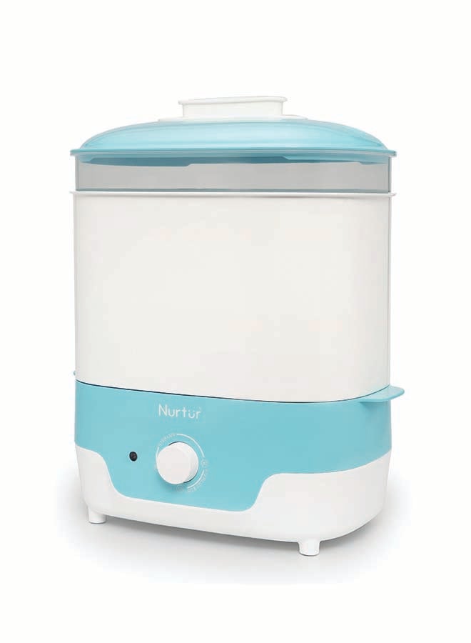 Nurtur Nurtur Steri Modular Sterilizer dryer, Auto Steam and Dry baby bottles and accessories, 8 bottle capacity, mnodular design, auto shut off, UK Plug, led Timer Function  - Image 1