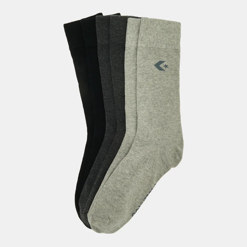 Men's Basic Crew Socks (3 Pairs)