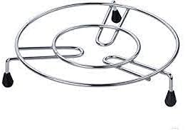 Bekner Premium Large Size (20 cm Diameter) Stainless Steel Hot Pot Ring Trivets for Kitchen Dining Table Pot Stand 20 cm / 7.5 Inch Diameter - Image 2