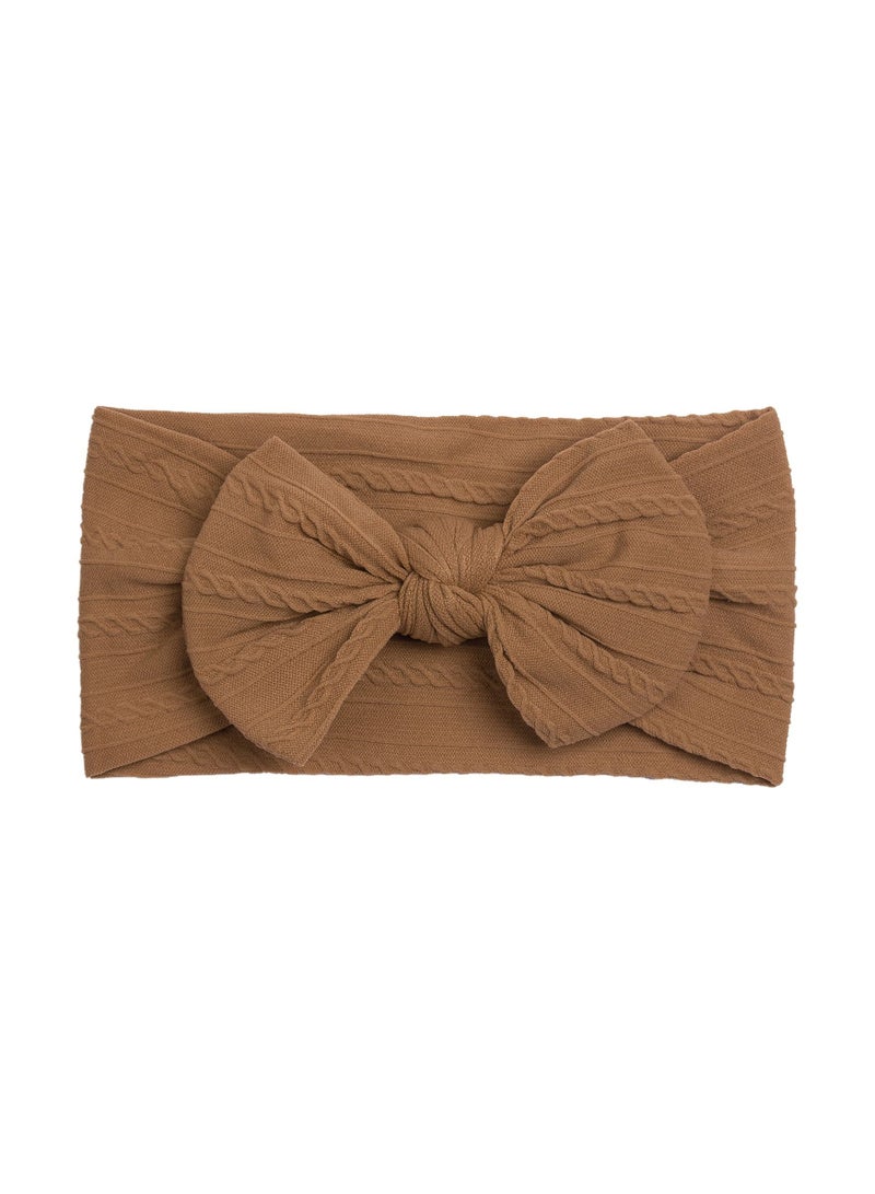 Baby's nylon bow tie does not harm the skin wide headscarf - Image 3