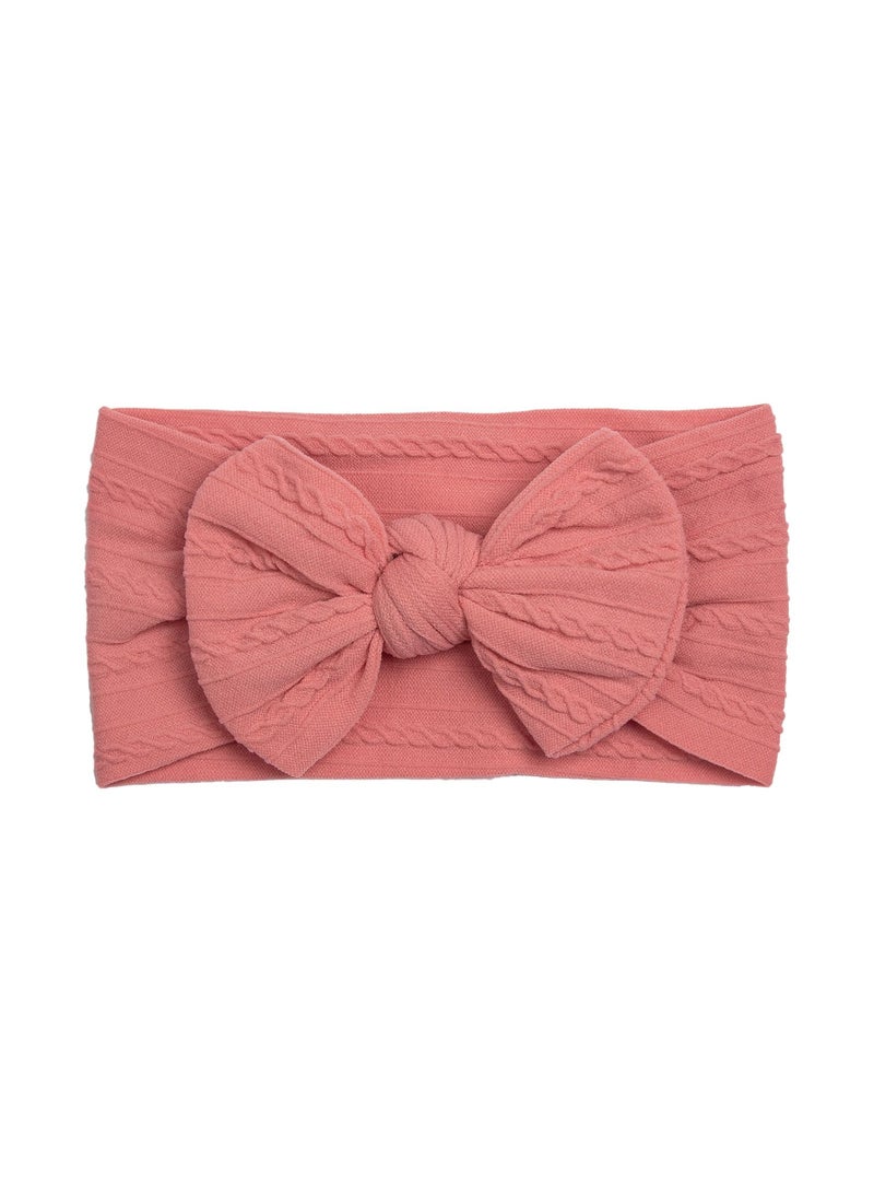 Baby's nylon bow tie does not harm the skin wide headscarf - Image 2