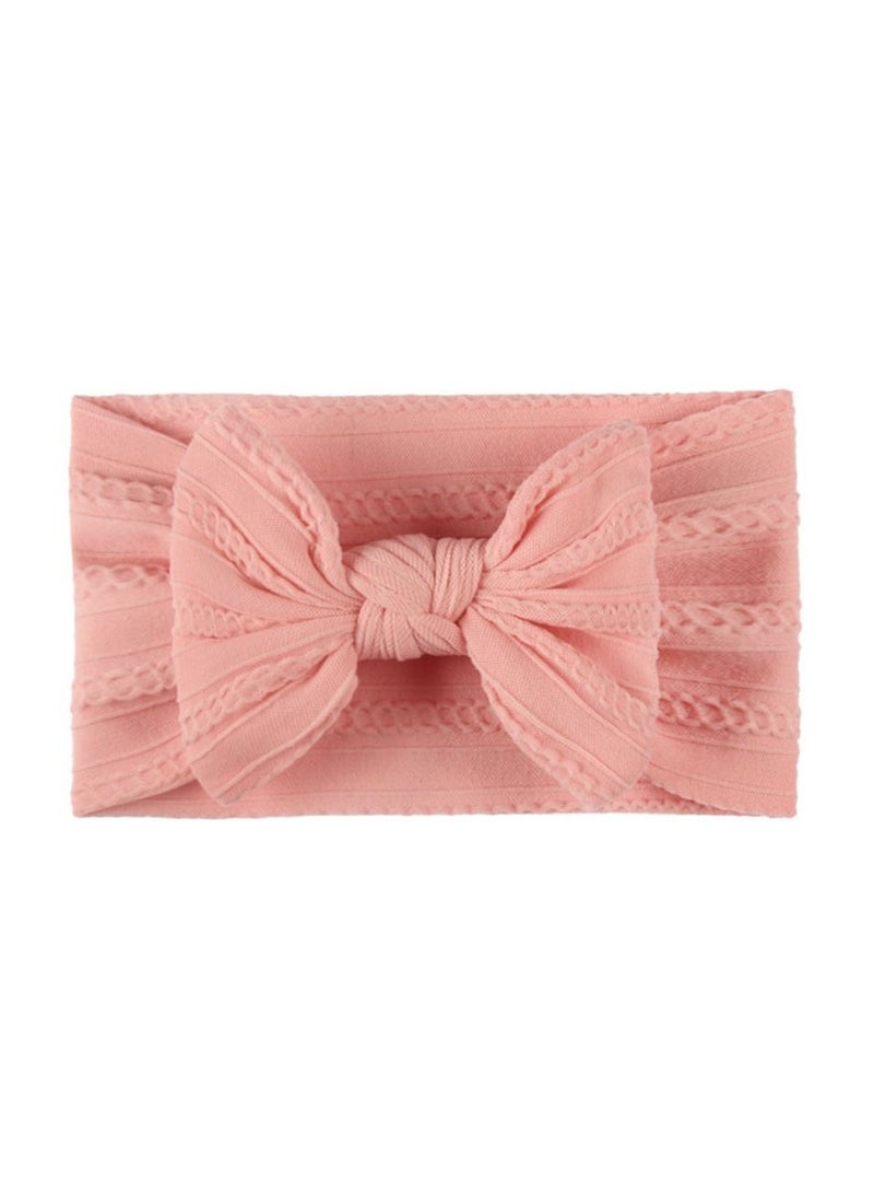 Baby's nylon bow tie does not harm the skin wide headscarf - Image 5
