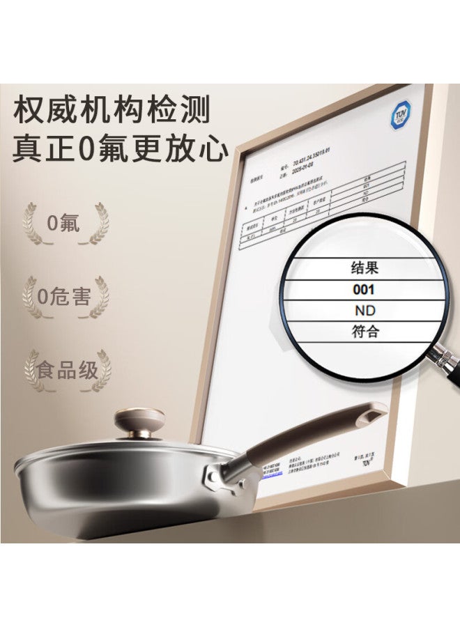Kambach 26cm Titanium Bionic Non-stick Frying Pan Skillet For Eggs, Steak, And Breakfast