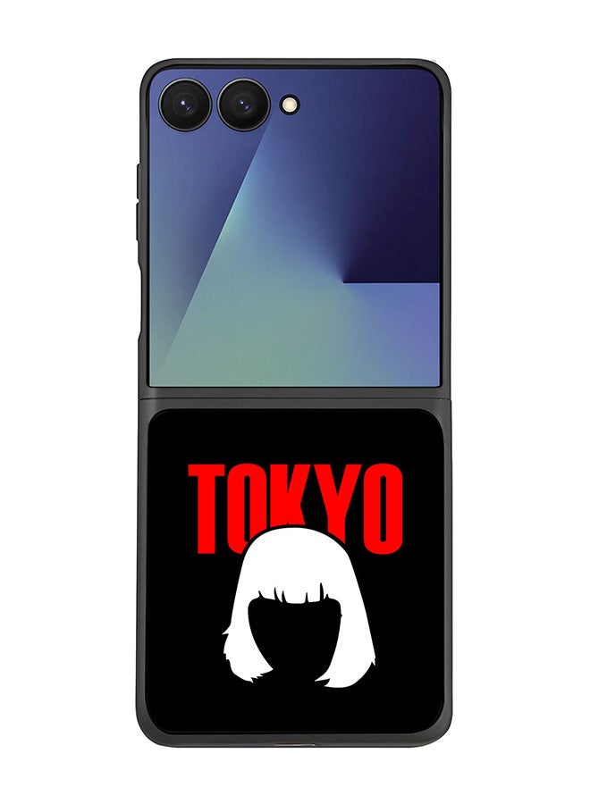 Stylizedd For Samsung Galaxy Z Flip7 Case,Slim fit Camera Protection, Shockproof Thin Phone cover  - Tokyo