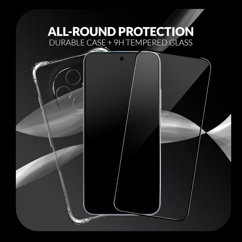 ShieldTech Back Cover Case + Screen Protector for Oppo F31 Pro / F31 Pro 5G | Transparent Mobile Phone Back Case Cover for Oppo F 31 Pro / F31Pro 5G | TPU Transparent Back Cover Case - Image 4