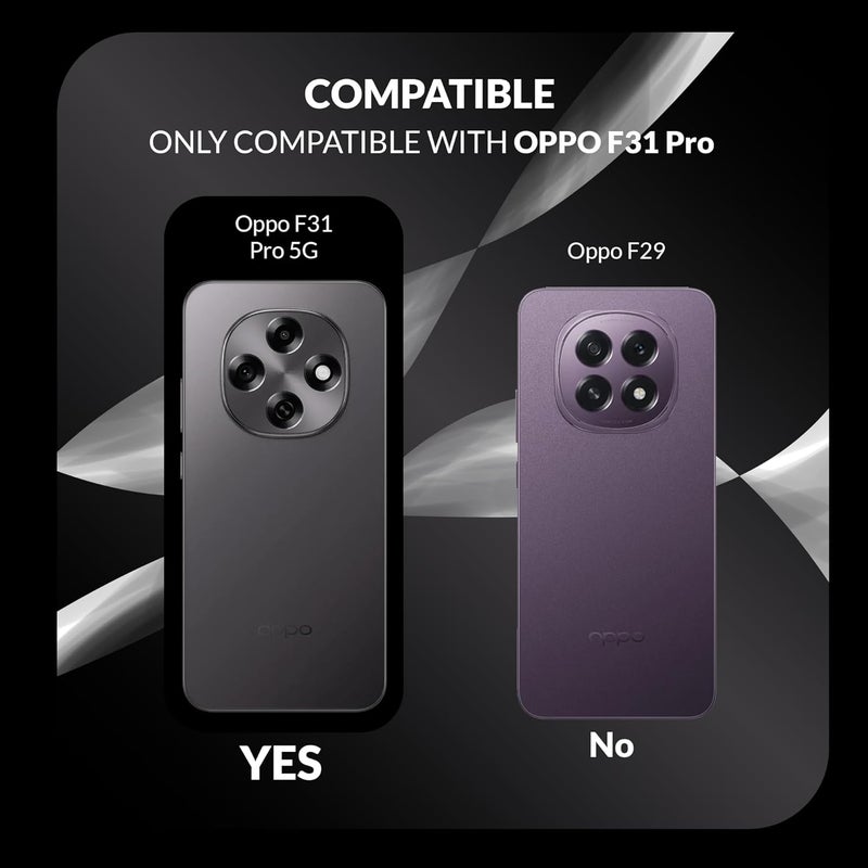 ShieldTech Back Cover Case + Screen Protector for Oppo F31 Pro / F31 Pro 5G | Transparent Mobile Phone Back Case Cover for Oppo F 31 Pro / F31Pro 5G | TPU Transparent Back Cover Case - Image 5