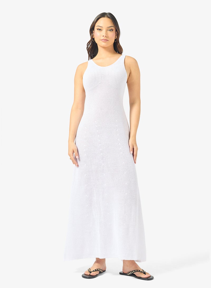 جينجر فستان ماكسي محبوك - Image 4