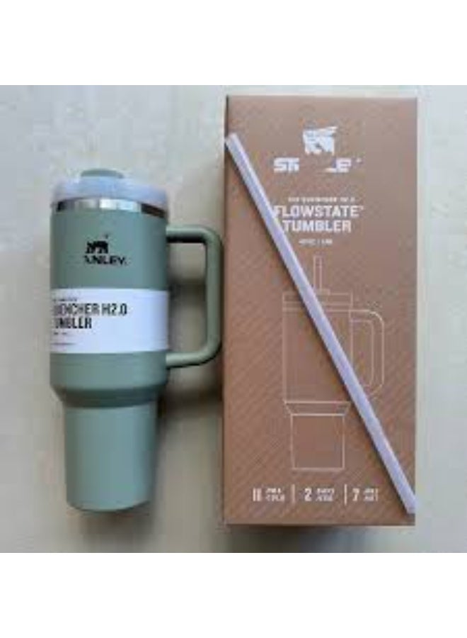 Stanley 1200ml Thermal Mug - Stylish design made of SUS 304 stainless steel with a tight lid and straw, keeps hot and cold - Image 2