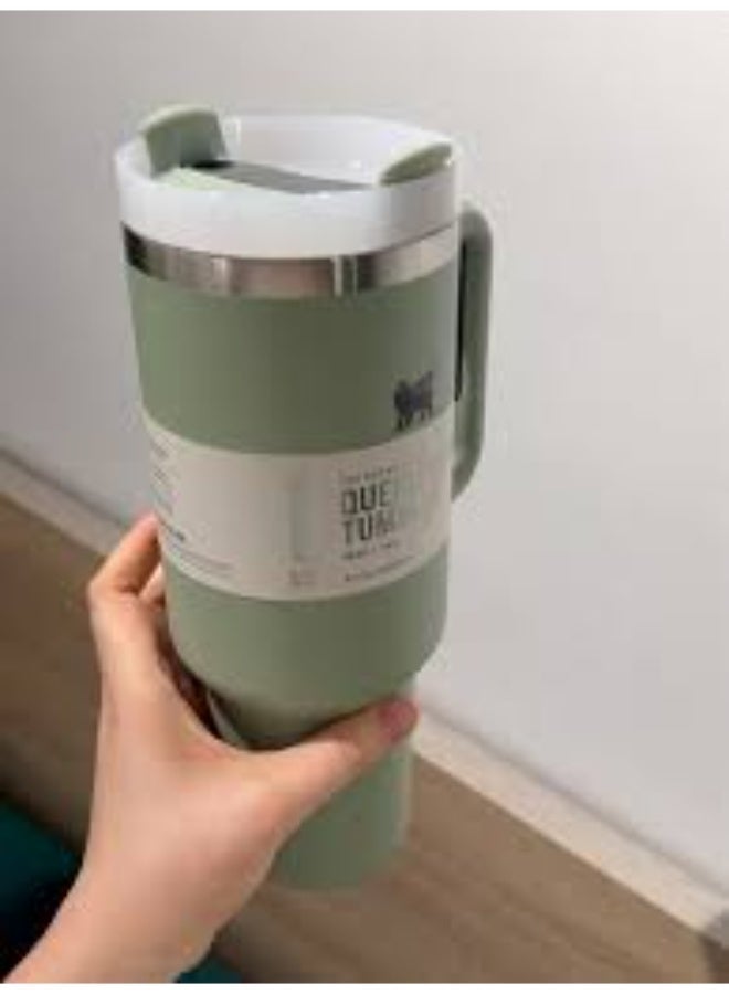 Stanley 1200ml Thermal Mug - Stylish design made of SUS 304 stainless steel with a tight lid and straw, keeps hot and cold - Image 1