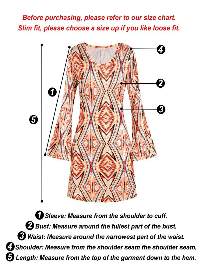 Deerjoke 70s Disco Outfit Women, 7 PCS 70's Disco Dress Costume Hippie Clothes Accessories Jewelry Halloween, Gold, M - Image 2