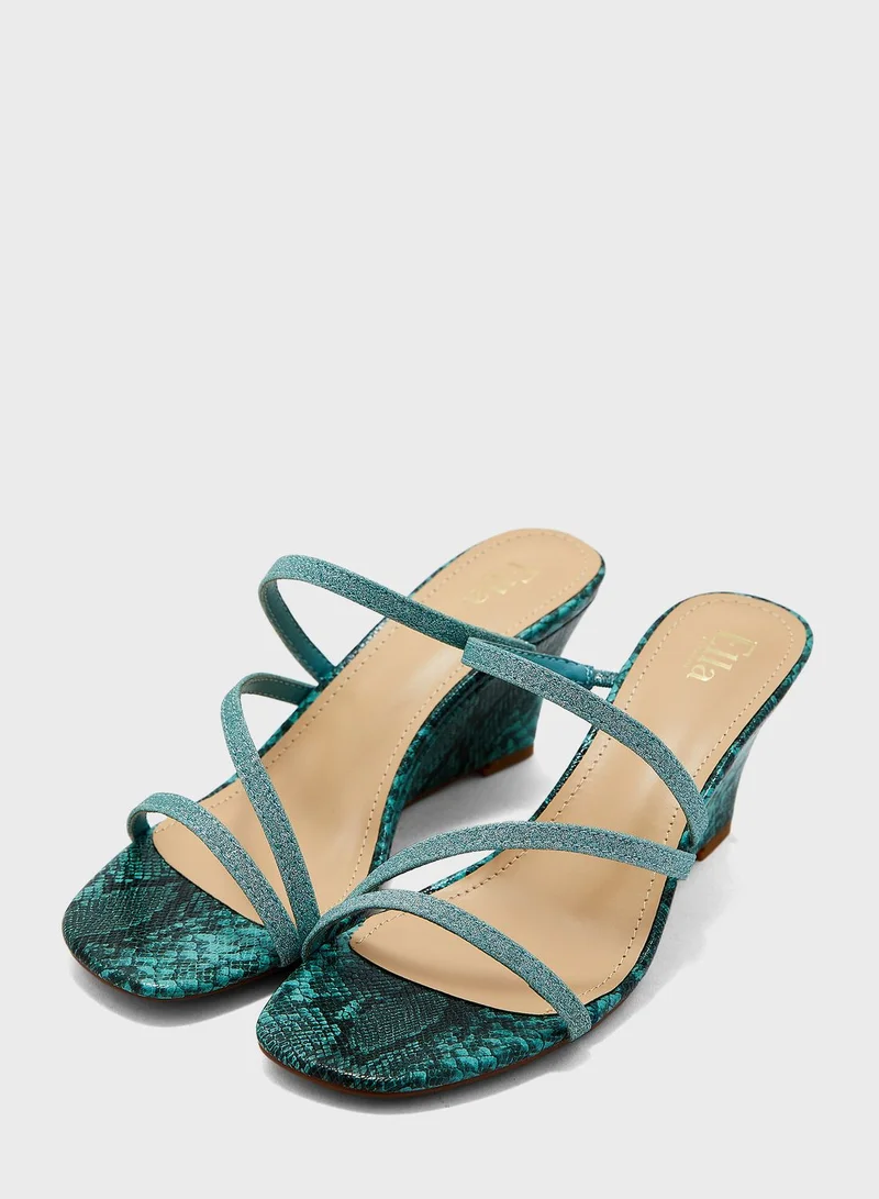 ELLA Strappy Wedge Sandal