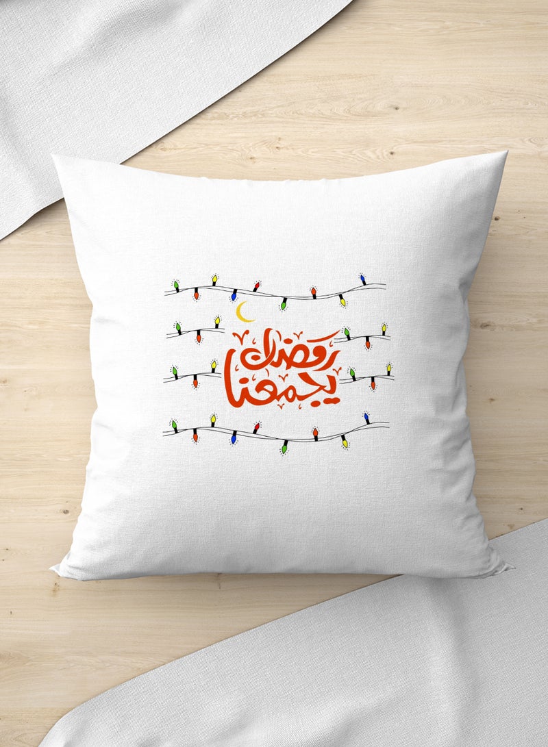لوحة غطاء وسادة من البوليستر بتصميم رمضان يجمعنا - Image 3