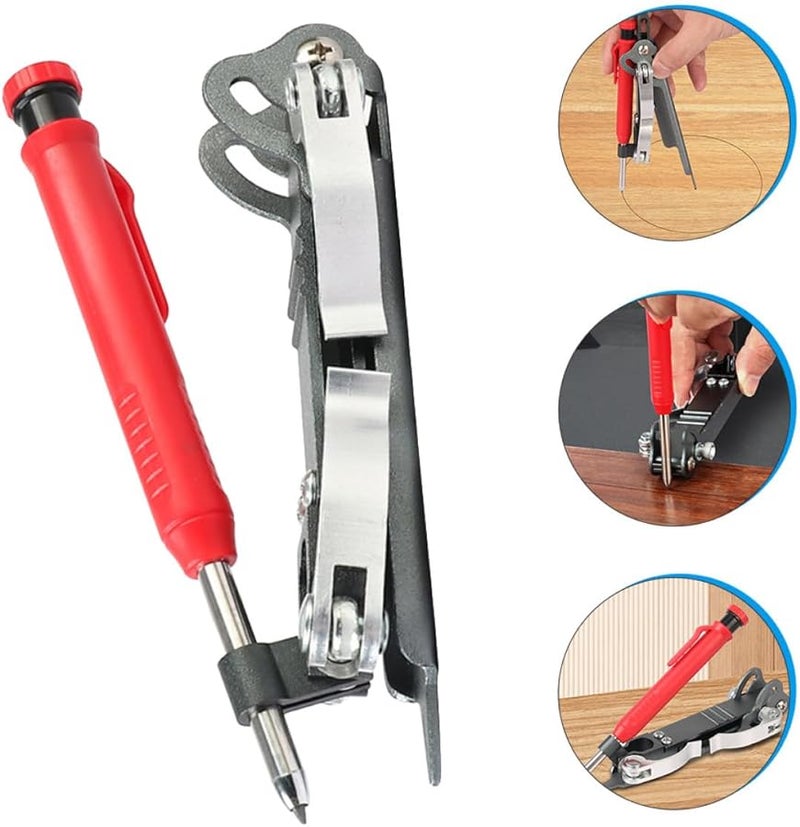 Adjustable Contour Gauge Scribe Tool For Woodworking DIY Complex Profile Marking - Image 3