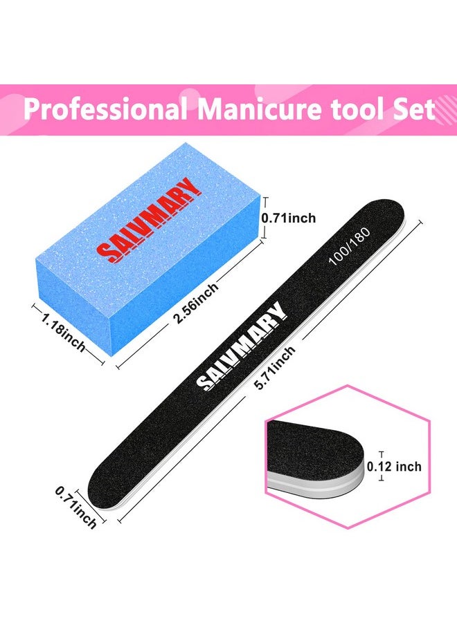 Nail Files And Buffers Professional Manicure Tools Kit 100180 Grit Double Sided Emery Boards For Nails 80100 Grit Nail Buffer Blocks Supplies For Home Salon 8Pcs - pzsku/Z1911B7D606EA3AE03F49Z/45/_/1721027084/f55f4e9c-9201-42eb-b8c5-326ca6ea0572