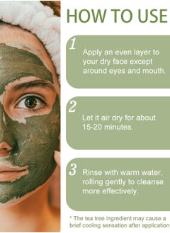KOEC Relief Mud Mask - Mud Hydrating & Moisturizing Deep Pore Cleanser Face Mask with Nature-Derived Ingredients - Oil Control,Pore Minimizing and Radiant Skin for All Type  - Image 3