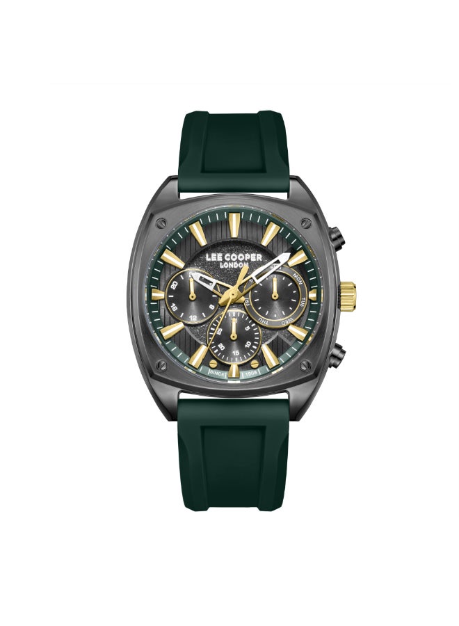 لي كوبر ساعة رجالية متعددة الوظائف بسوار سيليكون . - Image 1