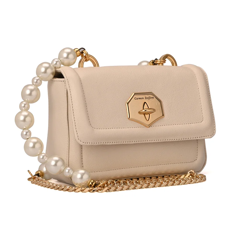 Crossbody Bag Pearl Silk