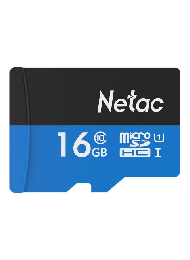 P500 Class 10 Micro SD Memory Card Blue/Black