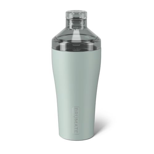 BrÃ¼Mate BrMate Cocktail Shaker 22oz Insulated Stainless Steel Shaker 100 Leakproof No Condensation Sage - Image 1