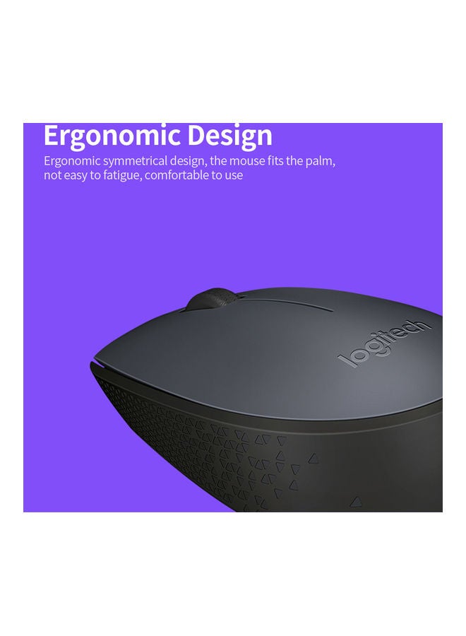 Logitech Wireless Optical Mouse Grey - Image 3