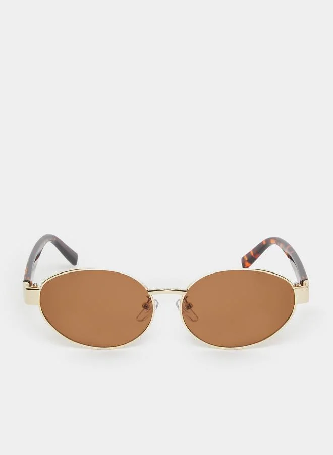 Styli Styli Tortoise Oval Sunglasses