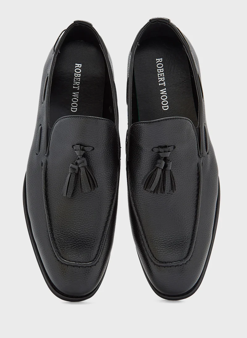 Robert Wood Tassel Detail Loafers