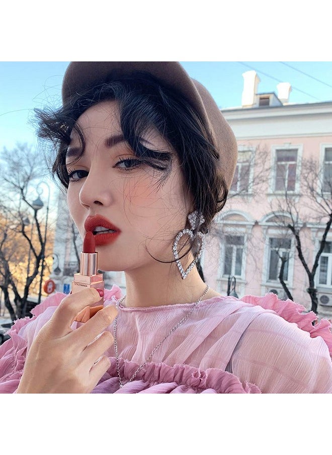 3ce Matte Lip Color228 Red Seventies Lipstick Long Lasting  - Image 4