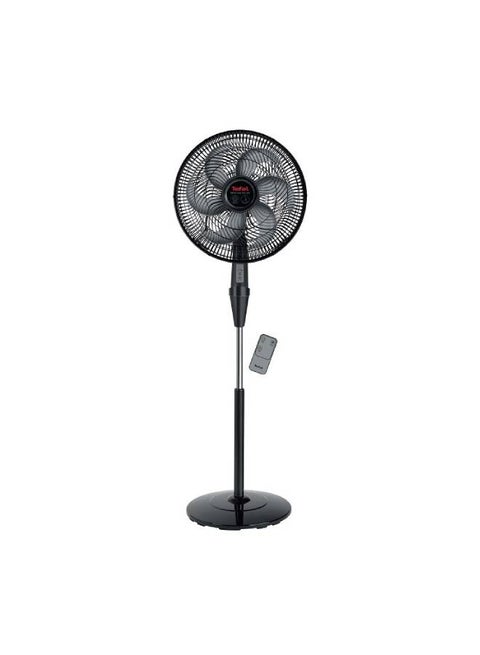 Silence Force Stand Fan with Remote Control, 16 Inch, 3 Speeds, VG413 Black