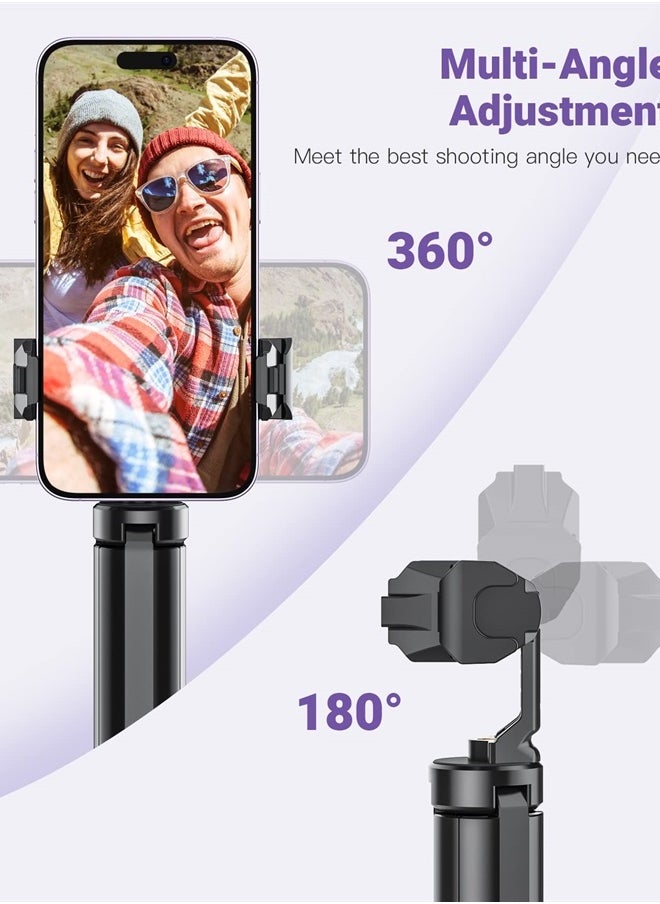 Anozer - Mini Tripod, Anozer Small Tripod with Universal Phone Holder & Cold Shoe, Lightweight Phone Tripod Stand Compatible with iPhone 14 Pro Max/14 Pro, Travel Tripod for Camera/GoPro/Webcam/Mini Projector - Image 1