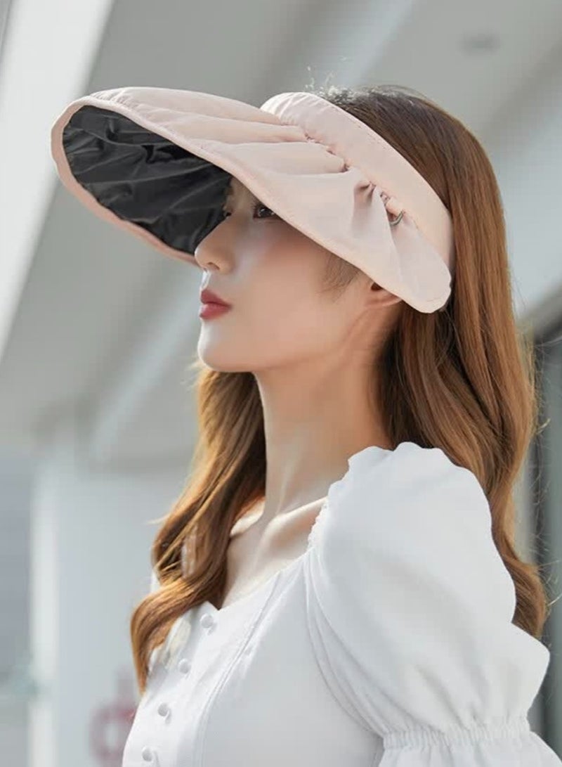 Etertoyle Large Brim Sun Hat UV Protection Foldable Visor Cap for Outdoor Trip - Image 5