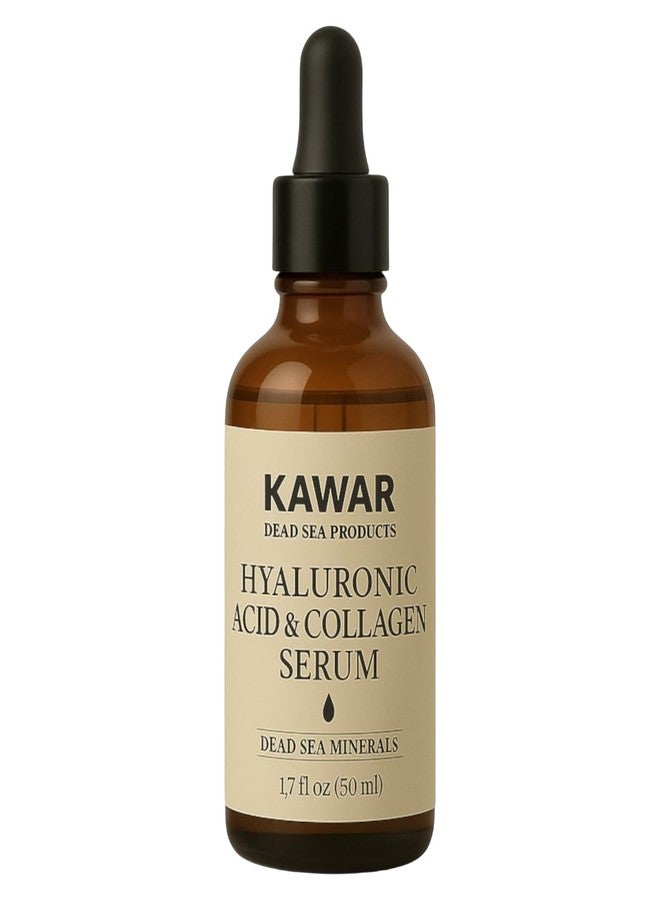 KAWAR Premium Dead Sea Hyaluronic Acid & Collagen Face Serum, 50 ml, Bottle - Image 2