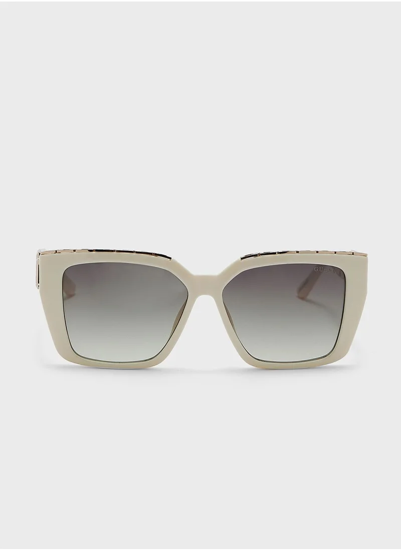 GUESS Oversized Shape Sunglasses