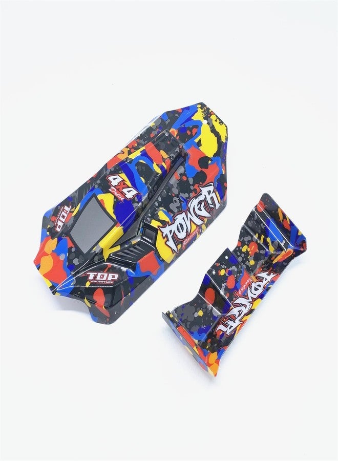 KingVal Replacement RC Car Shell Cover RC Spare Parts Compatible with WLtoys 124007 RC Car - Image 2