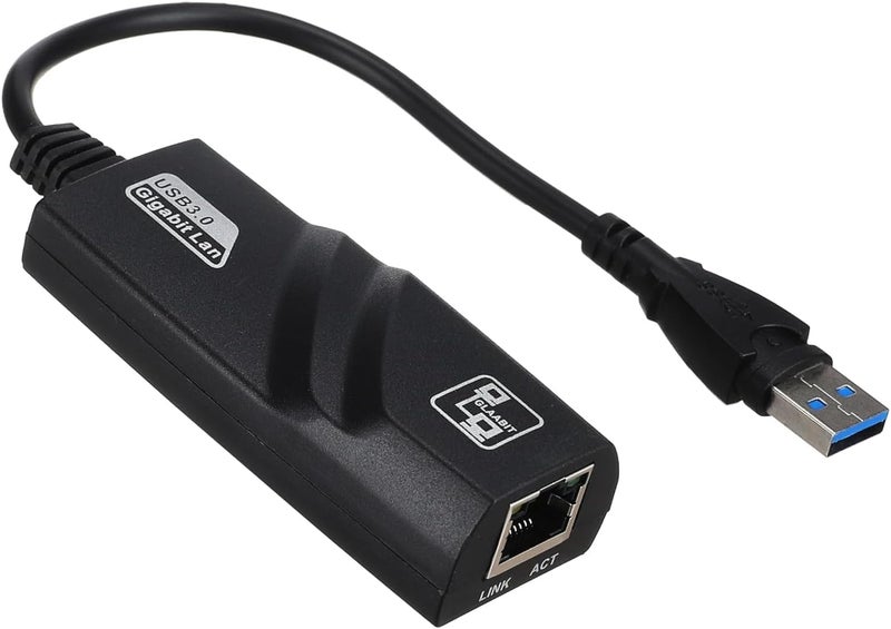 USB 3.0 to Ethernet RJ45 LAN Network Adapter 10/100/1000 Gigabit Computer Compatible with Windows 10/8.1/8/7/Vista, Mac OS, Linux, Chrome OS & More - Image 1