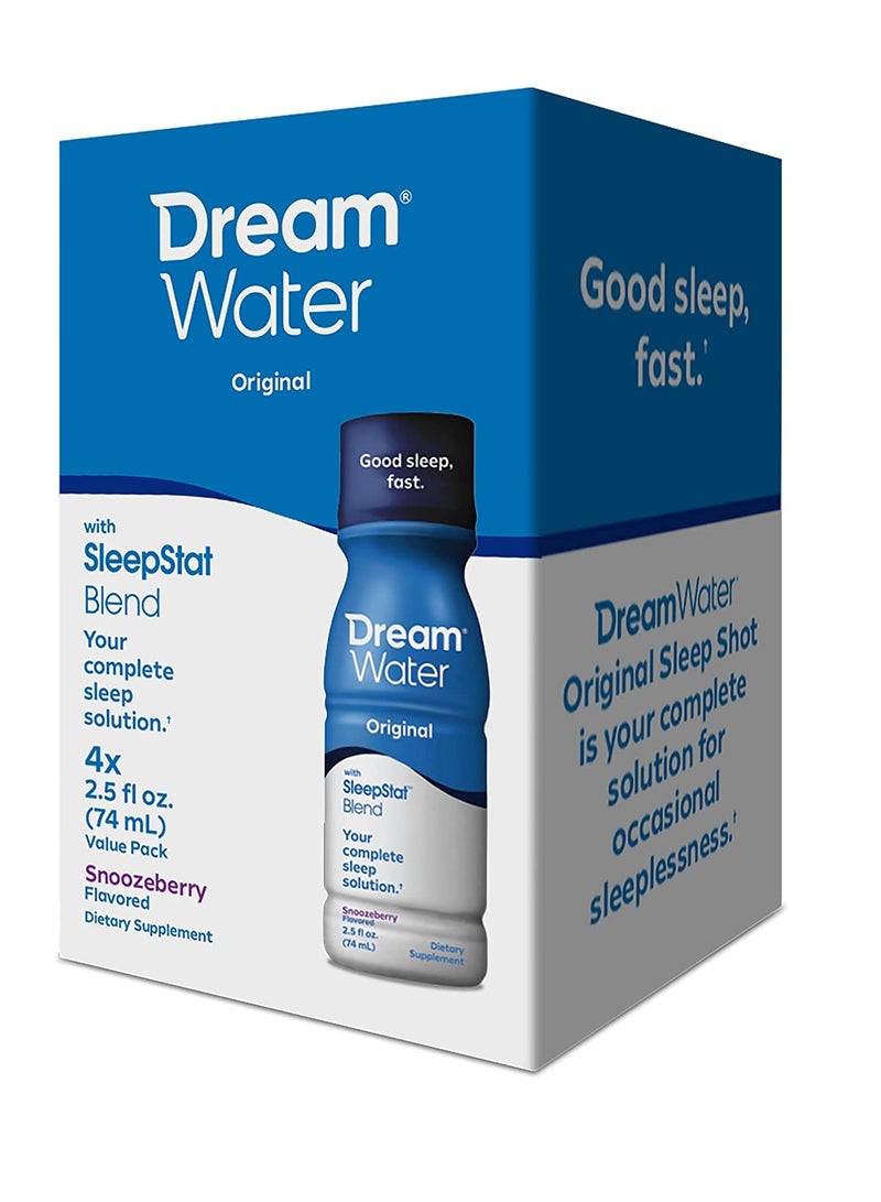 Dream Water Supplement Drink 2.5 oz, 4-Count