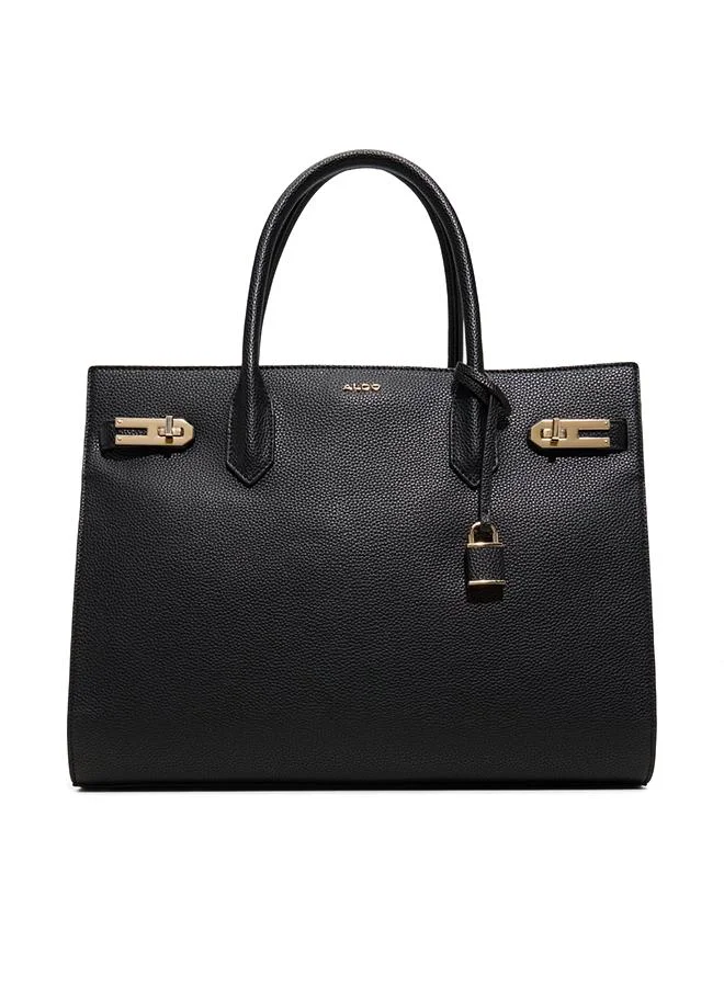 Unabrin Ladies Black Satchel Bag