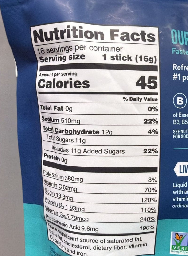 ليكويد آي.في. مضاعف الترطيب مسحوق إلكتروليت عبوات سهلة الفتح - Image 2