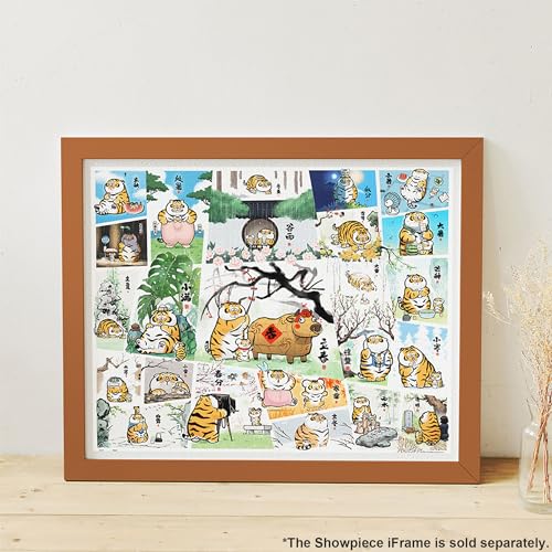Pintoo Jigsaw Puzzles 2000 Piece for Adults Alexander The Fat Tiger The 24 Solar Terms Beautiful Plastic Puzzle for Home Decor Zero Dust Easy Storage H3267 - Image 5