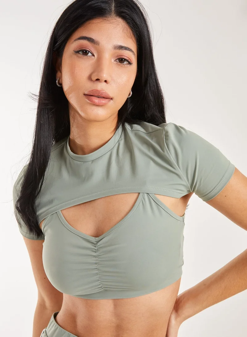 Pink Vanilla 2in1 Super Soft Active Top