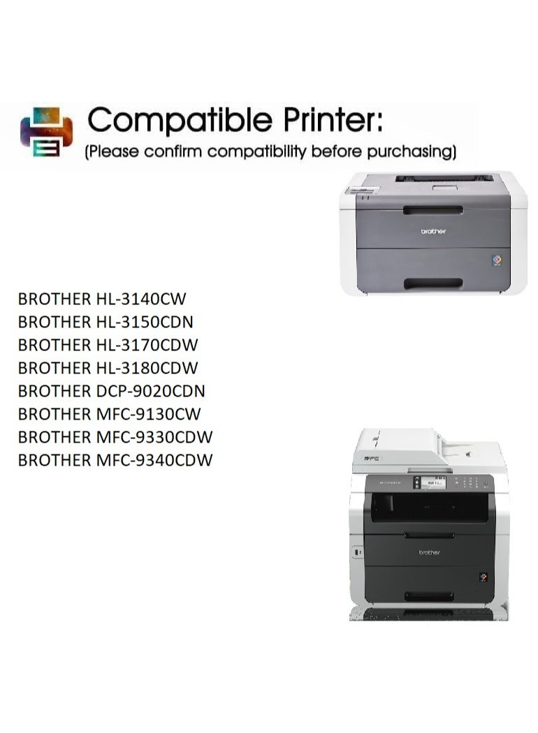 TN-221 Cyan Toner Cartridge Replacement For Brother HL 3140CW, 3150CDN, 3170CDW, 3180CDW, DCP 9020CDN, MFC 9130CW, 9330CDW, 9340CDW Cyan) - Image 5