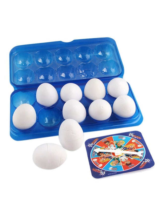 NIBEMINENT High-Quality Plastic Material 10-Piece Egg Roulette Elegant Toy For Kids - Image 1