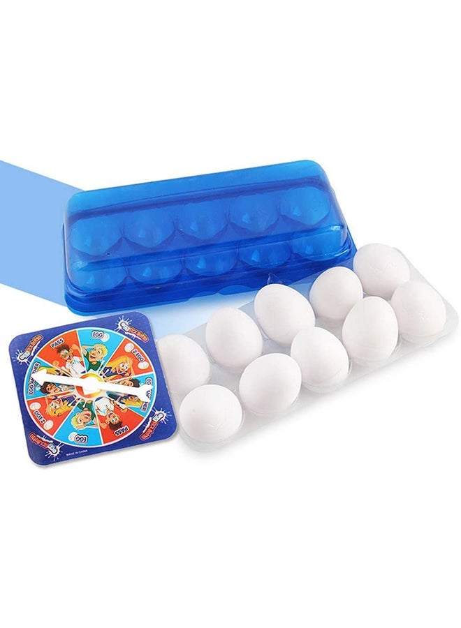 NIBEMINENT High-Quality Plastic Material 10-Piece Egg Roulette Elegant Toy For Kids - Image 2