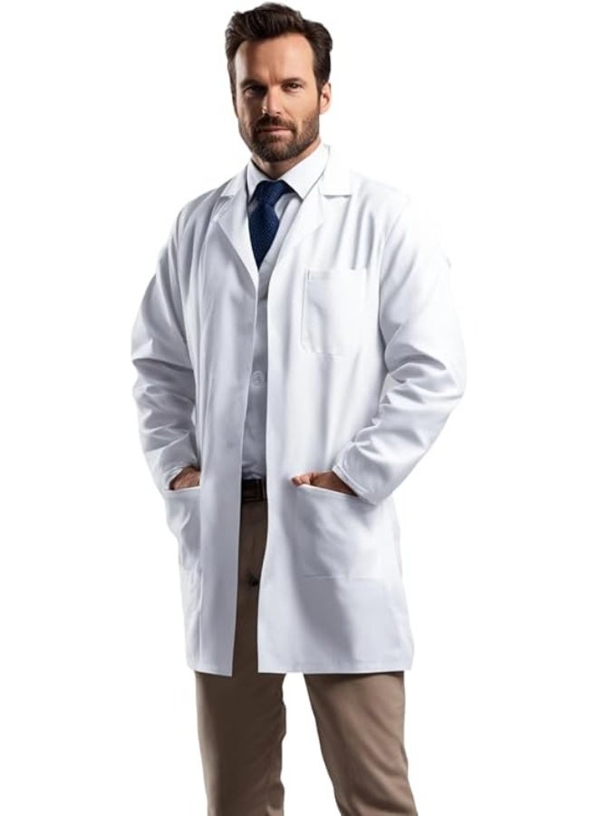 NOVAMED Professional Unisex Ultra White Lab Coat | Durable Lab Coat for Men & Women – Medical, Laboratory & Clinical Use - Image 1