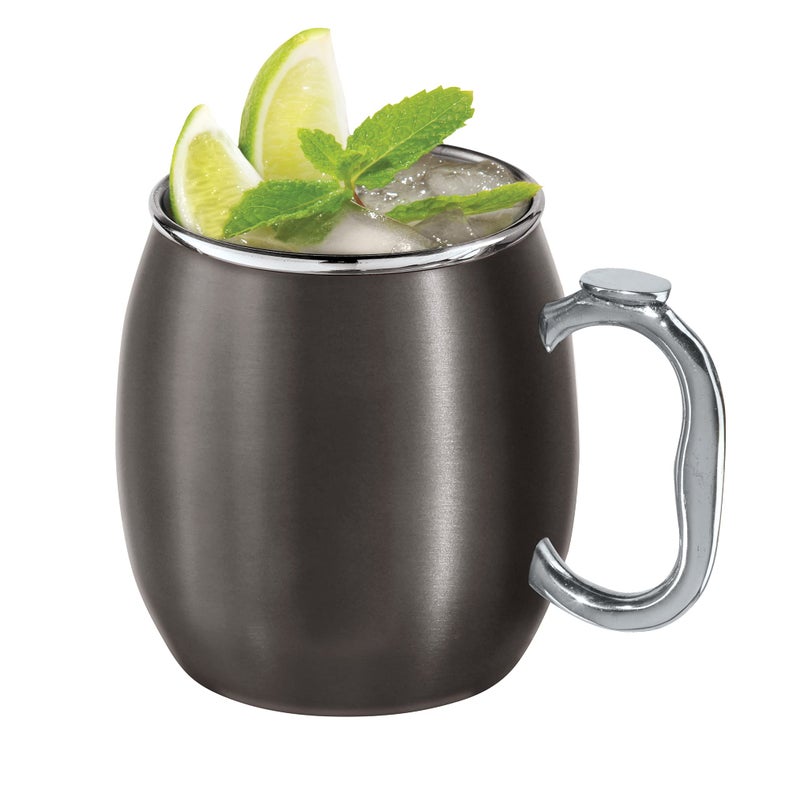 Oggi Stainless Steel Moscow Mule Mug  20 oz Slate Grey