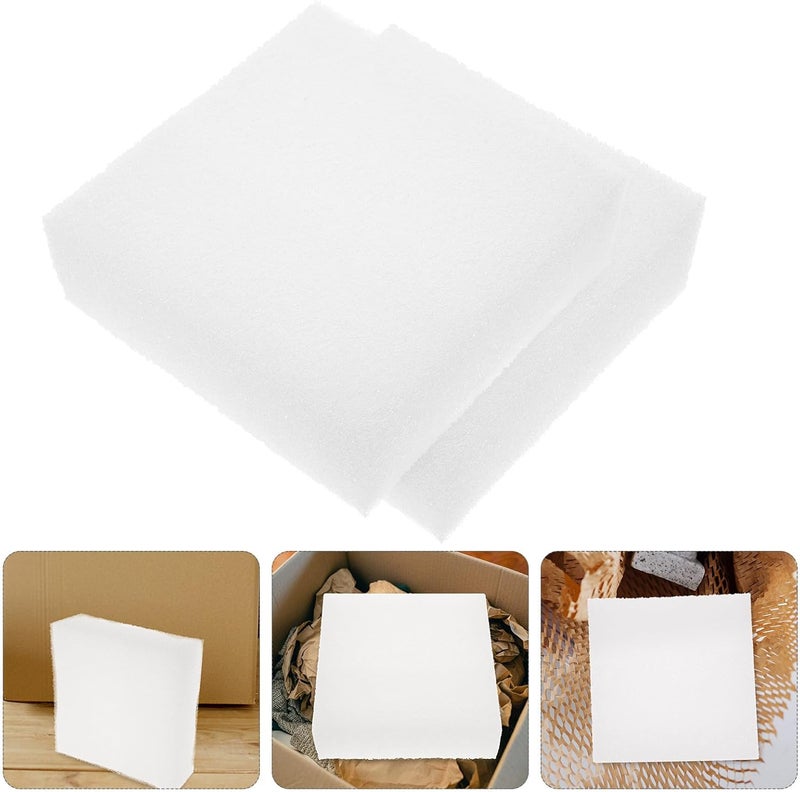 Healeved 4pcs White Foam Inserts 15x15x5cm Multi-use Foam Boards for Shipping and Craft Packaging - Image 4